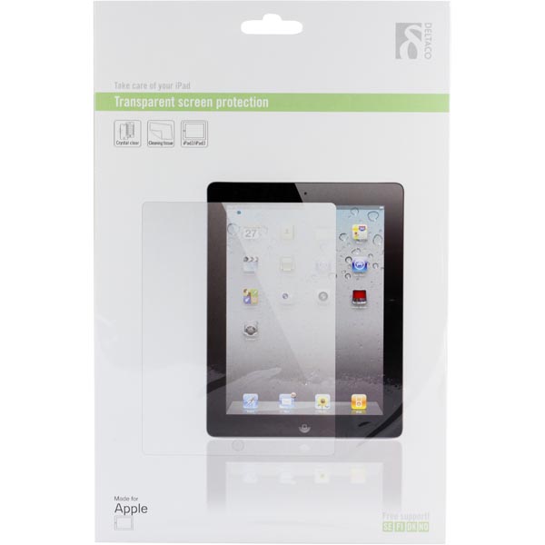 Deltaco Apple iPad 2 / 3 Screen Protector + Cleaning Cloth